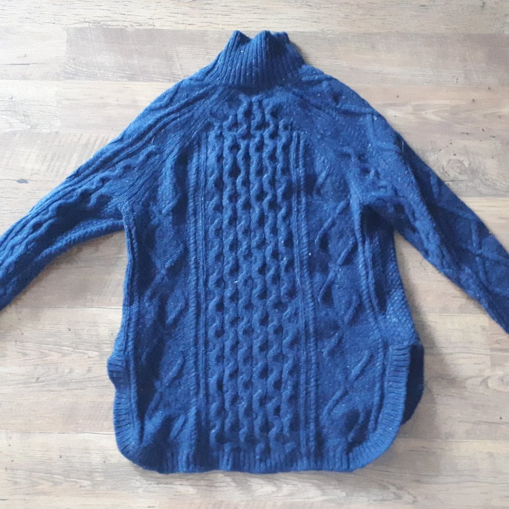 Far West Cable Knit Wool Sweater